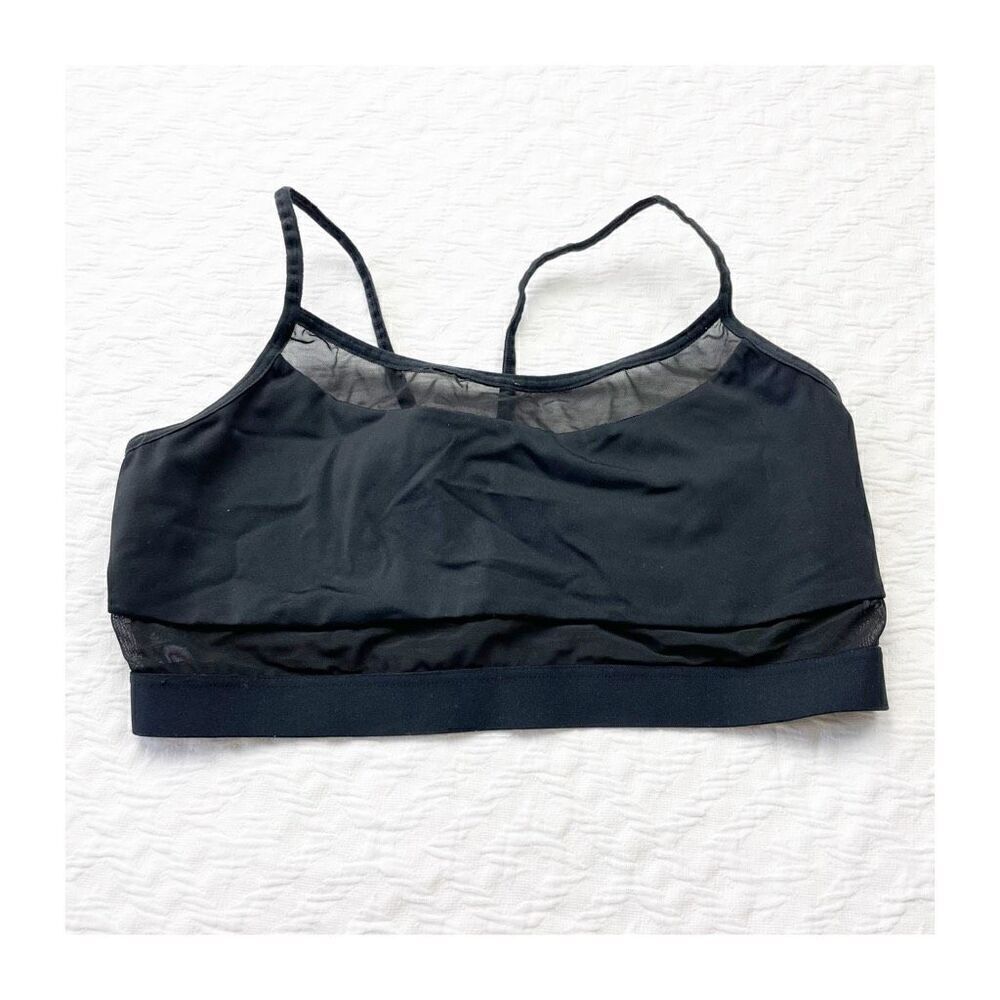 Buy 1 get 1 free bubble black bralette sheer mesh xs